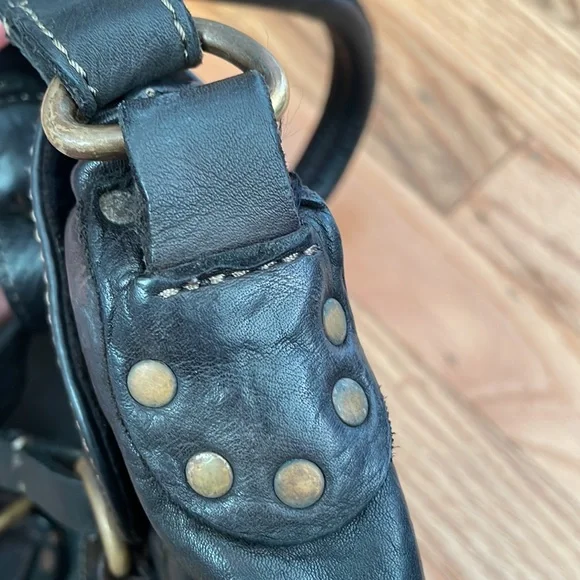 All Saints Spitalfields Leather Bag - Picture 4 of 13